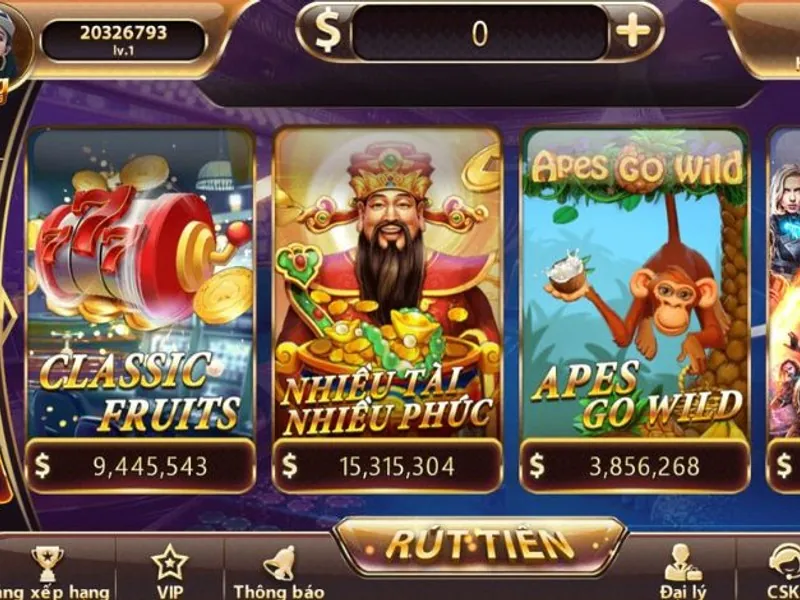 Hình ảnh các trò chơi Slot kuwin